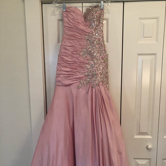 Pink mermaid pageant/prom dress - Picture 1 of 2